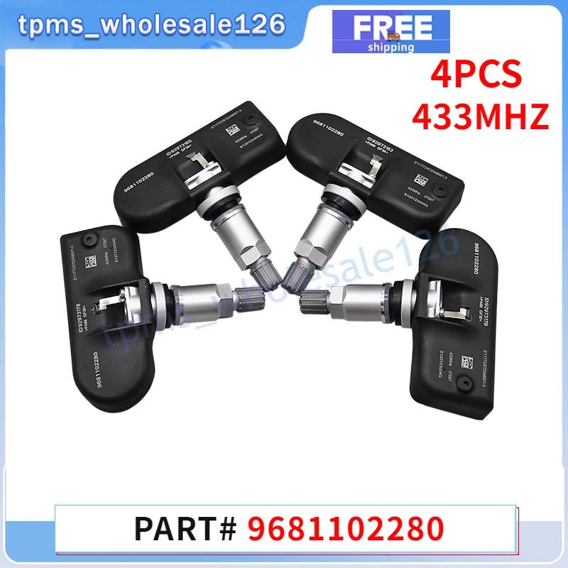 TPMS Ÿ̾ з ͸ ý , 2005-2009 Ǫ 1007 407 607 807 2004-2013 Ʈο C5  9681102280, 433MHZ, 4 